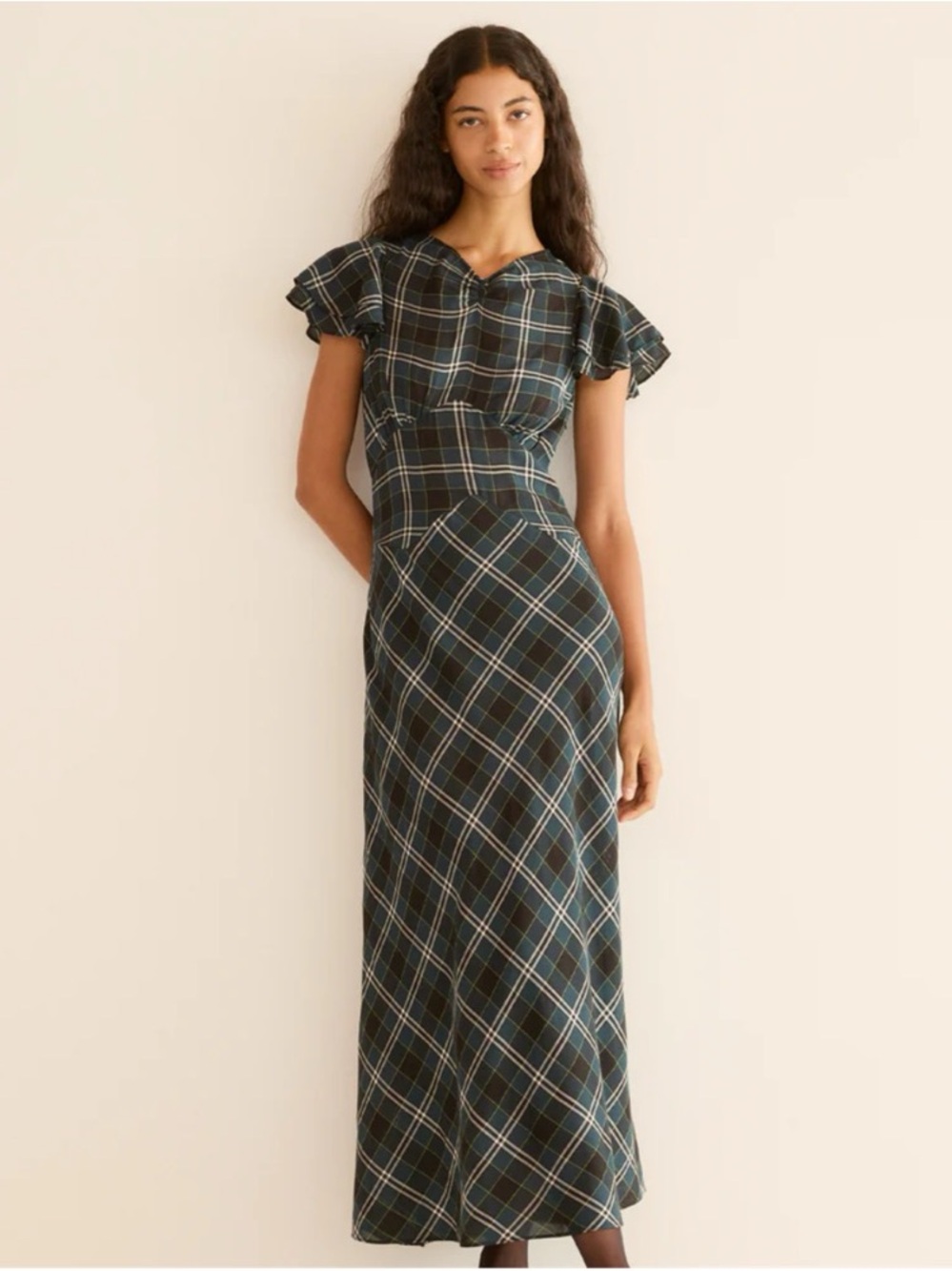 Doen Seraphine Dress in Amble Plaid